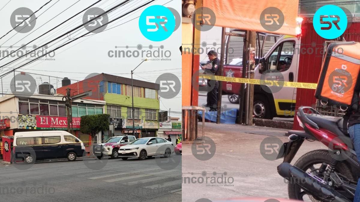 Macabro hallazgo en pleno corazón de Puebla: encuentran cuerpo junto a restaurante “El Mexicano”