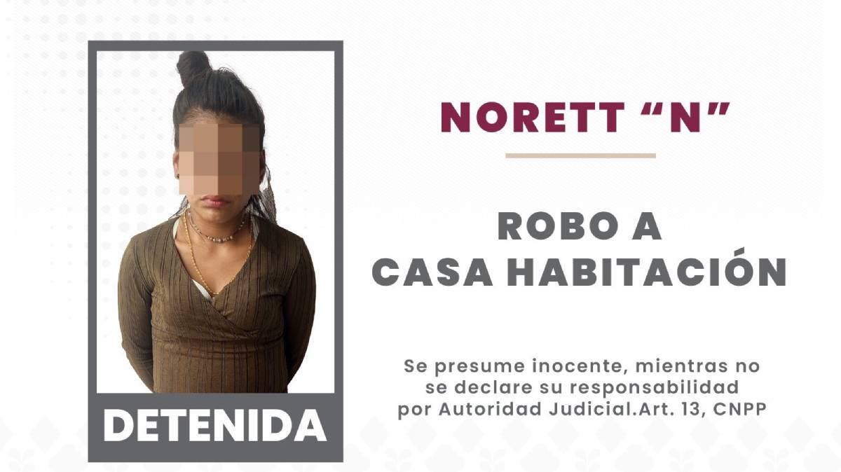 La sorprenden robando y termina detenida por la policía en Maestro Federal