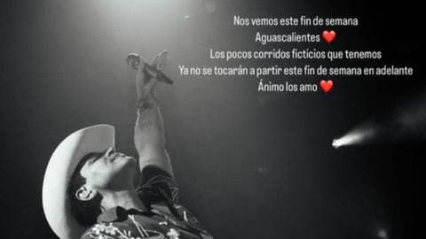 Eduin Caz confirma show en Feria de Aguascalientes, pero sin narcocorridos: “Vamos por la fiesta, no por la polémica”
