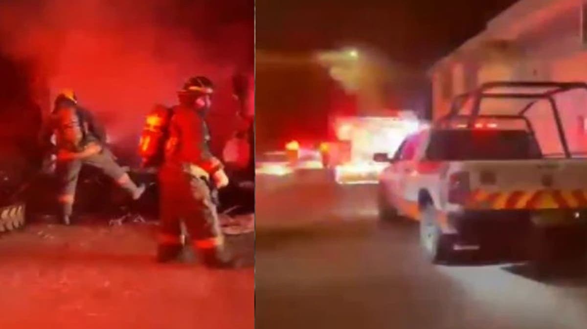 Tragedia en Álamos Vista Hermosa: incendio devora vivienda y deja un herido (VIDEO impactante)