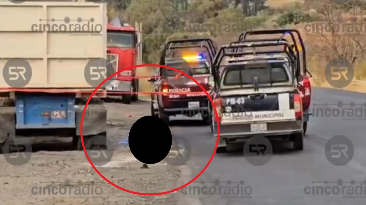 Martes trágico en Puebla: muere atropellado en la carretera Atlixco–Puebla, a la altura de Santa Ana Acozautla