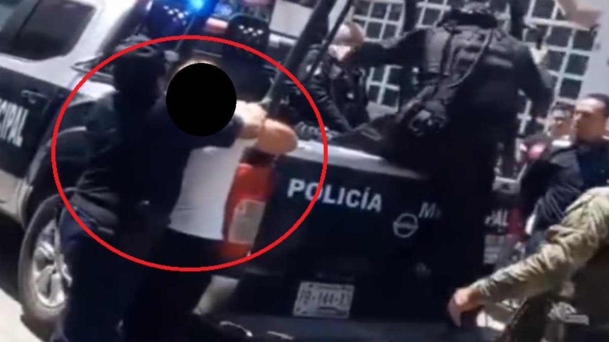 Cayeron con armas y droga en Texmelucan: mujeres intentaron rescatar a los detenidos a golpes