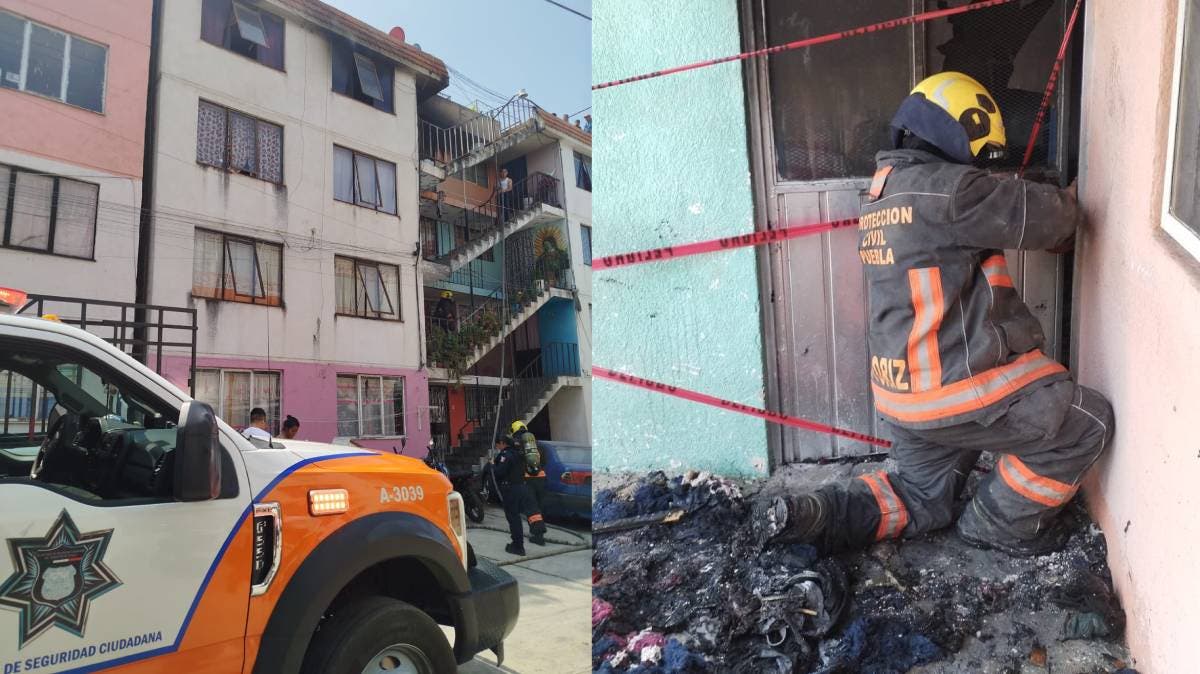 Se incendia vivienda en la colonia Naciones Unidas de Puebla: sin lesionados gracias a los bomberos