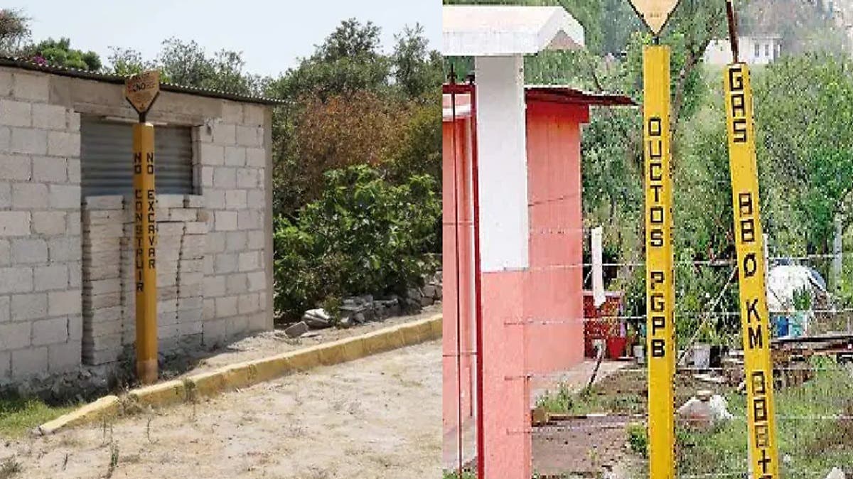 Vecino “gandalla” construye casas sobre ductos de Pemex en Puebla; vecinos temen explosión