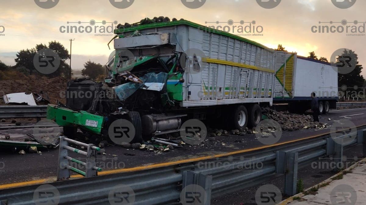 Carambola mortal en la México-Veracruz: 2 muertos antes de la caseta de Esperanza