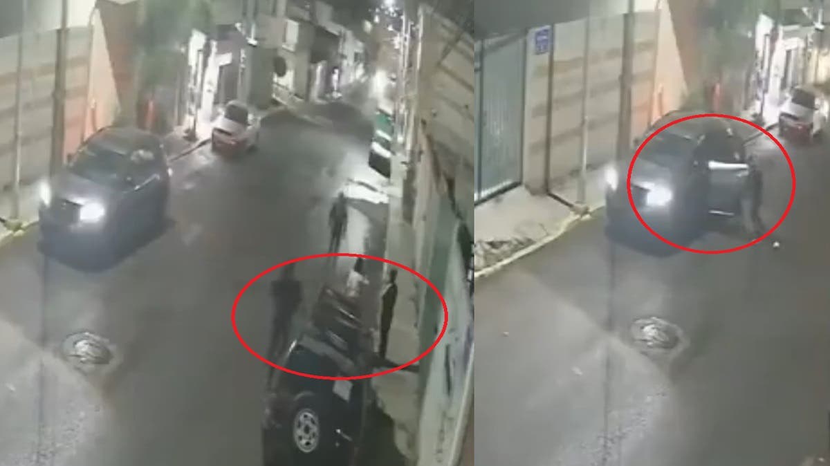 Aterrador video: Mujer es secuestrada en plena calle de Puebla; cámaras captan todo el momento