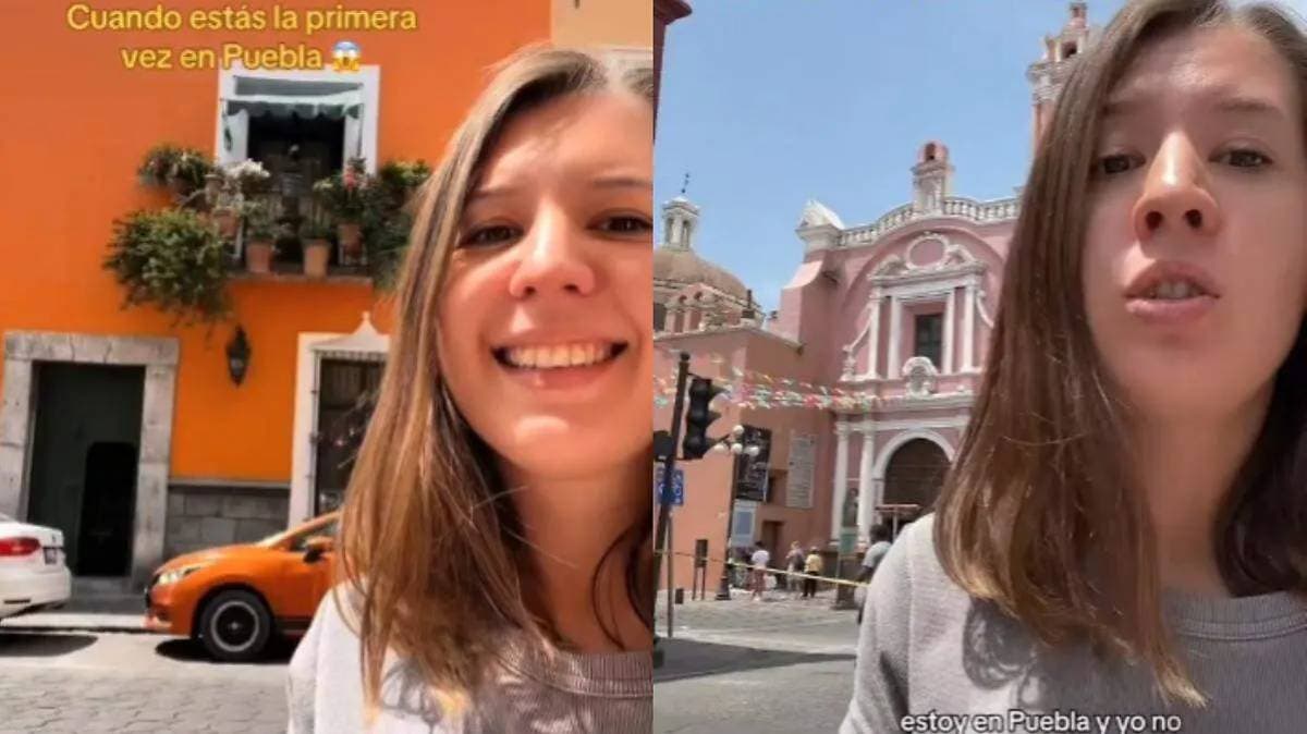 “Quiero volver cada día”: TikToker rusa se enamora de Puebla y lo graba todo — Así cautivó la ciudad a miles en redes
