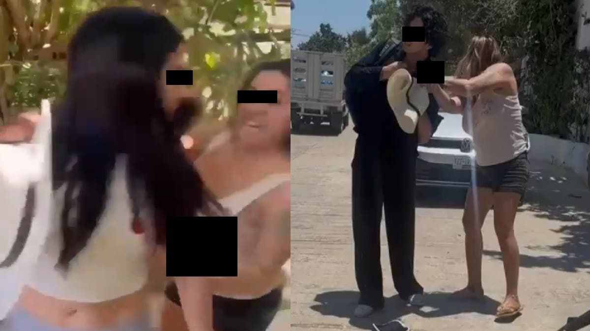 VIDEO #LadyToallas; Turistas se niegan a pagar toallas con arena… ¡y los amenazan con machete!