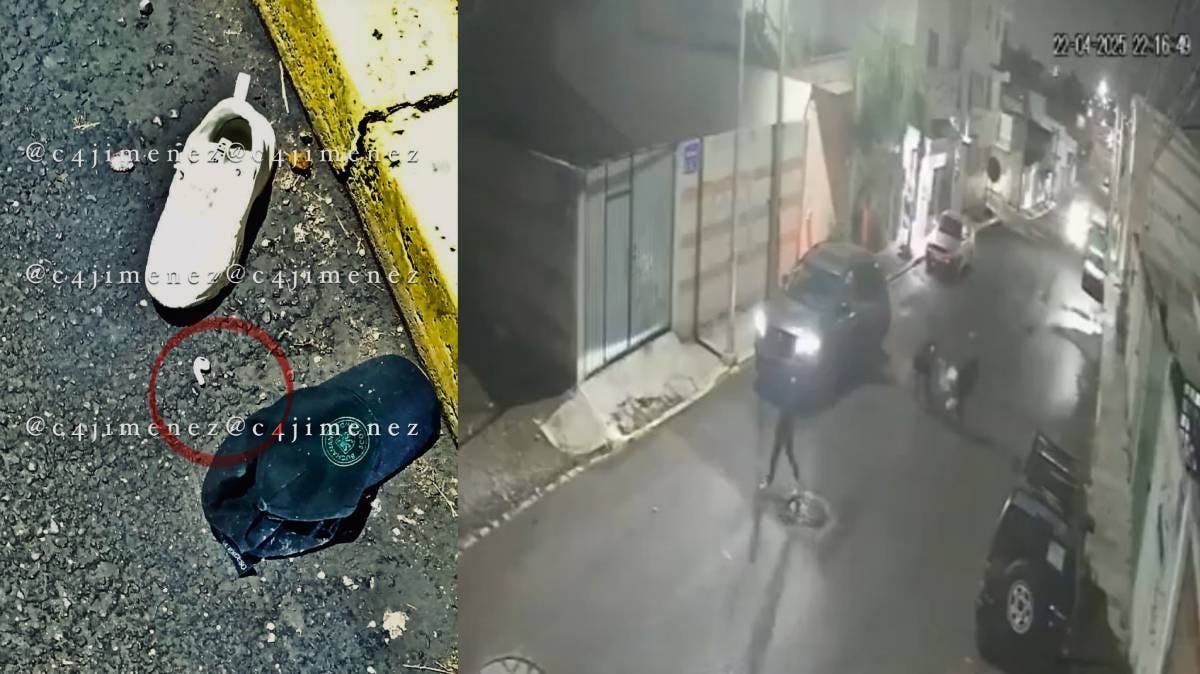 Solo quedaron su gorra y su tenis: joven es subida a la fuerza a una camioneta en Puebla