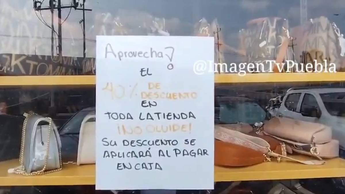 Remates bajo presión: tiendas chinas en Puebla liquidan mercancía ante posible cierre por operativos