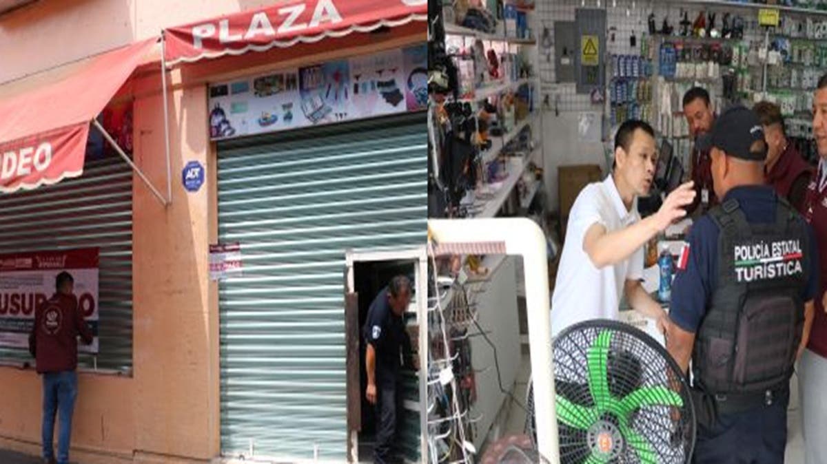 Tiendas asiáticas clausuradas en Puebla tienen 30 días para demostrar legalidad de su mercancía