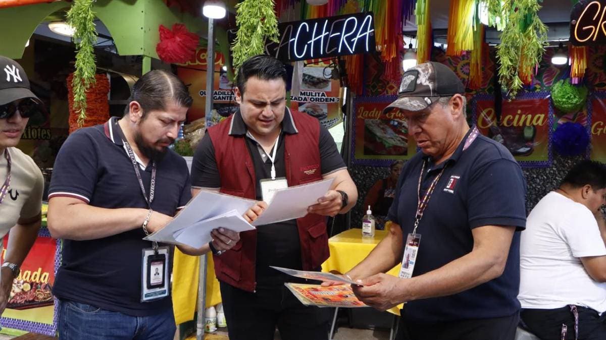 Profeco irrumpe en la Feria de Puebla 2025 tras denuncia por “tacos a 300 pesos”: Arranca operativo por precios abusivos
