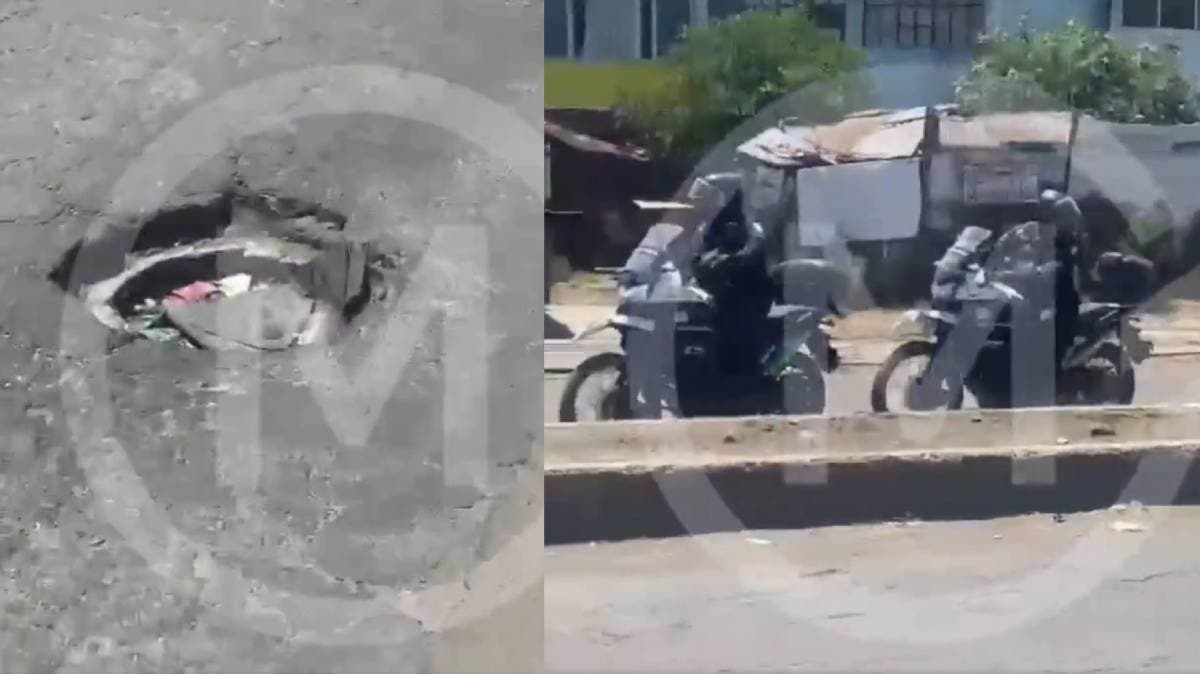 Policía cae en coladera abierta: ¿cuántas más hay en Puebla?