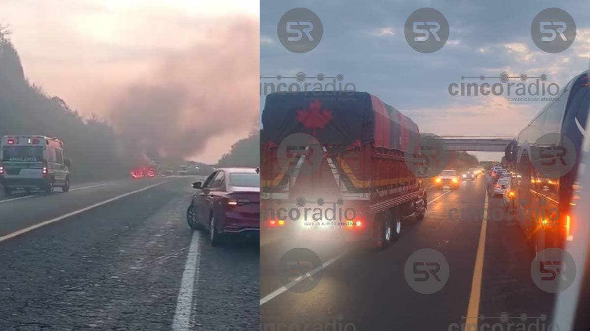 Tragedia en la autopista Siglo XXI: brutal choque deja un muerto y caos vial en Metepec
