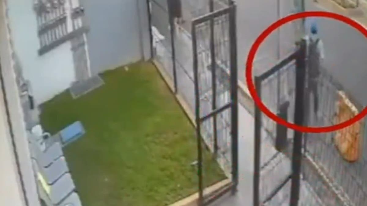 ¡Como si hubiera ganado la lotería! Delincuente asalta farmacia y sale brincando de felicidad VIDEO