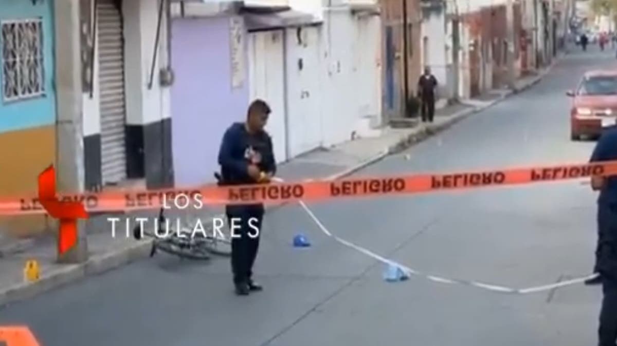 Levantón a ciclista en Izúcar tras ráfaga de balas: vecinos gritaron, nadie ayudó