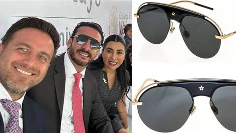 Lujos a la vista: Diputado rompe austeridad de la 4T con lentes Dior en desfile del 5 de Mayo