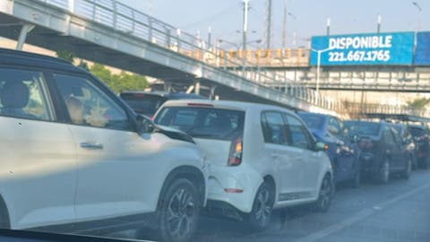 ¡Mega carambola colapsa el Periférico Ecológico! Caos vial rumbo a Ciudad Judicial este 7 de mayo