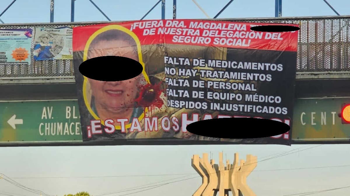 ¡Le llueven mantas! Denuncian corrupción en el IMSS Puebla y exigen la salida de su delegada