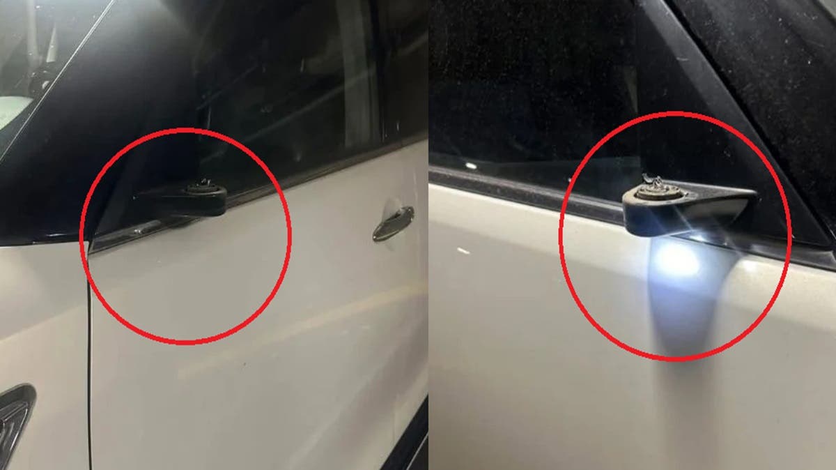 Le roban los espejos en Walmart Zavaleta en solo 30 minutos y nadie vio nada