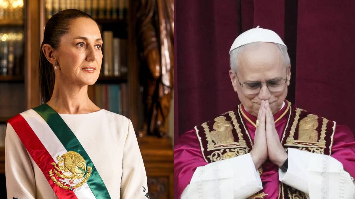 Claudia Sheinbaum rompe el protocolo y anuncia invitación al Papa León XIV: “Es un humanista cercano al pueblo”