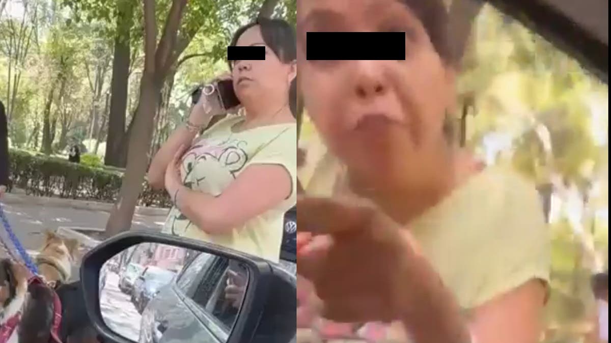 ¡Lady Abogada ataca de nuevo! Bloquea espacio público y se niega a moverse