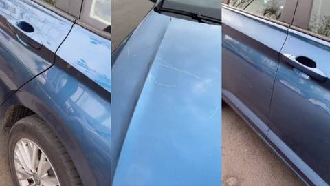 Desacuerdo en Costco termina en venganza: rayón intencional a un auto desata indignación en redes