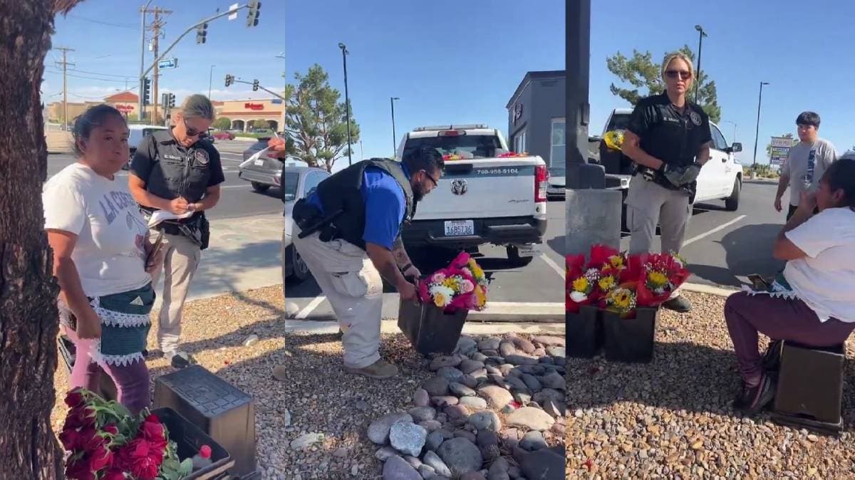 “¡Es para mis hijos!” — Migrante poblana sufre decomiso de flores por la policía en California; todo quedó en video