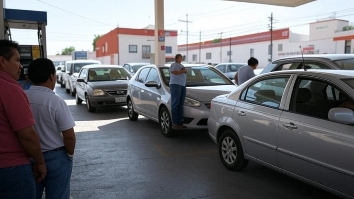 Desabasto de gasolina en Puebla afecta ya a más del 55% de estaciones