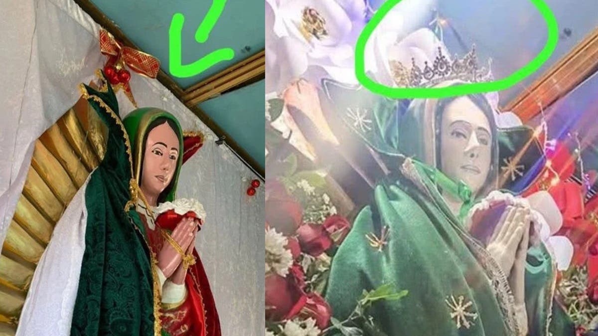 ¡Ni la Virgen se salva! Roban corona de la Virgen de Guadalupe en Miahutlán