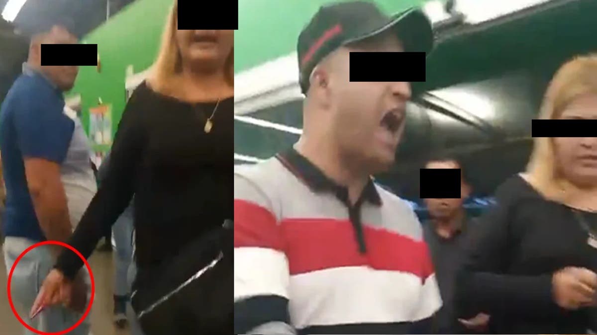 ¡Captado en video! Farderos atacan a navajazos a policía en Bodega Aurrera