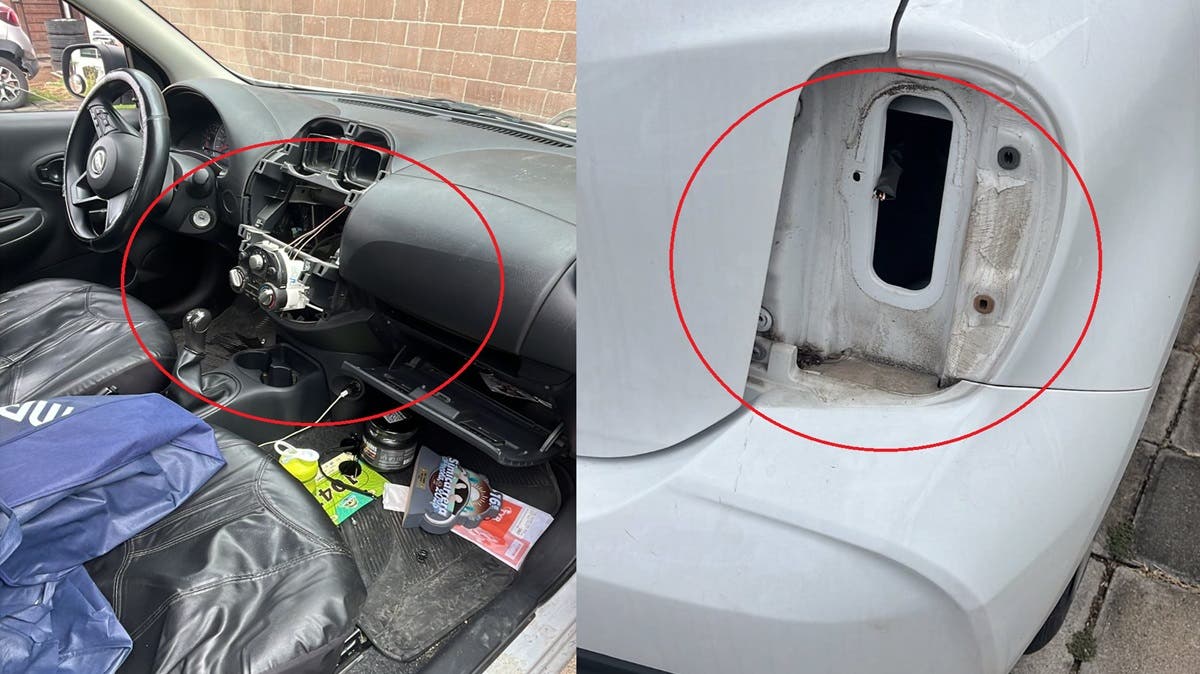 Robo masivo durante la Carrera Simi: rompen cristales y se llevan autopartes en Puebla