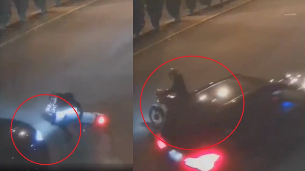 VIDEO | Montachoques al acecho en Angelópolis: así intentaron extorsionar a conductor