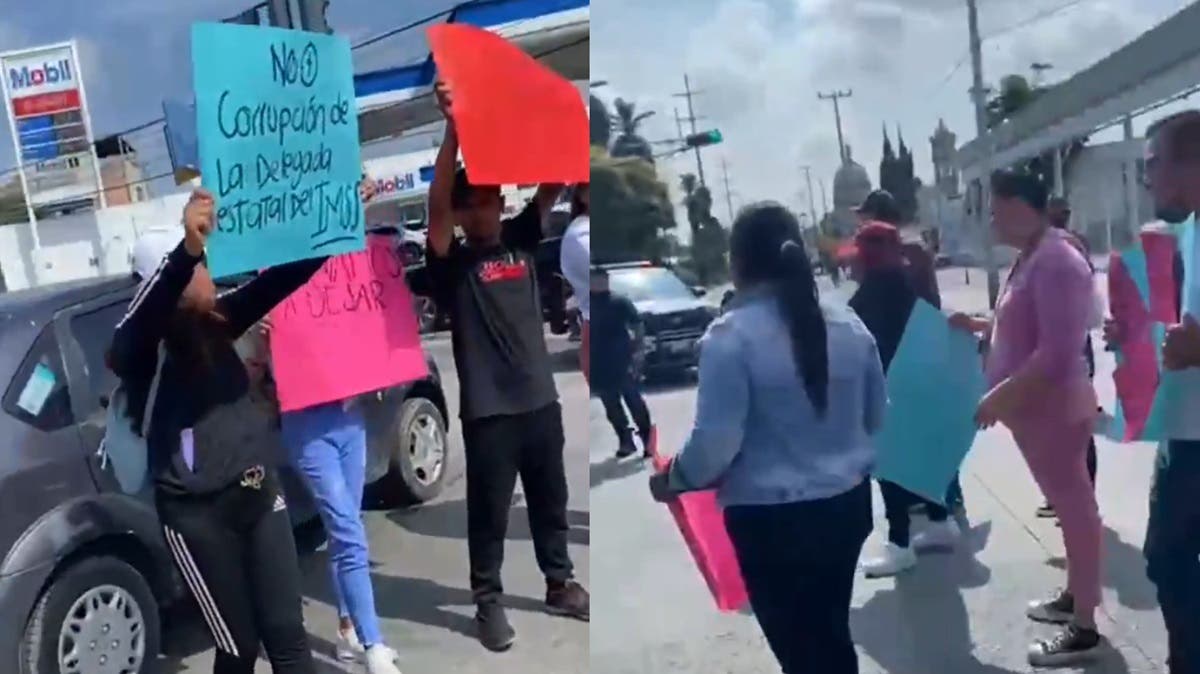 Bloquean la Diagonal y 11 Norte en Puebla: protestas por despidos y cierre de guarderías del IMSS