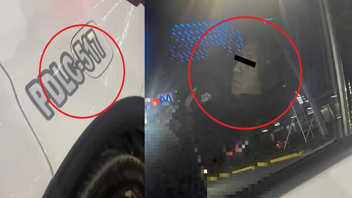 Policías dormidos mientras asaltaban a joven en plena 11 Sur: los exhiben en redes