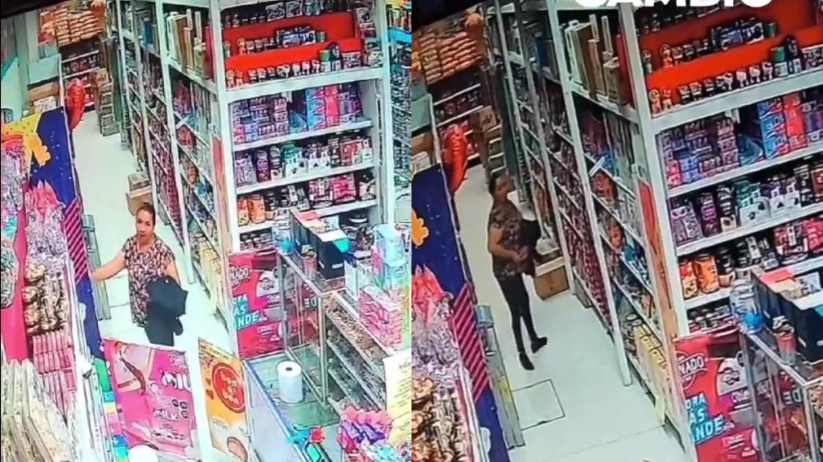 Mujer Roba con Descaro en Plaza La Estación y Queda Grabada