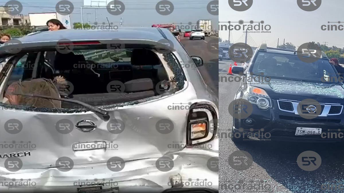 Caos en la México–Puebla: Fuerte choque antes del puente de Xonacatepec deja heridos y colapsa el tráfico