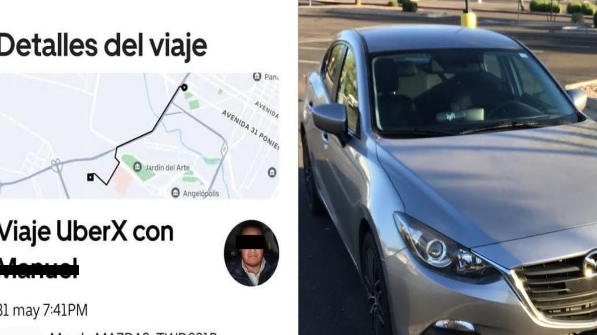 Denuncian a chofer de Uber por quedarse con celular olvidado en Puebla