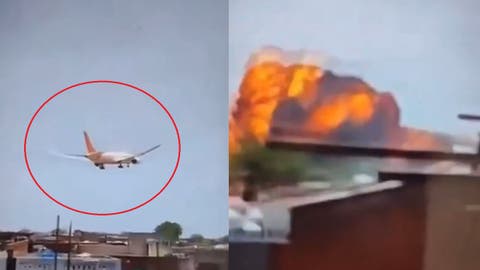 Tragedia aérea en India: avión de Air India con 242 personas a bordo se estrella rumbo a Londres; Revelan el último VIDEO en el aire