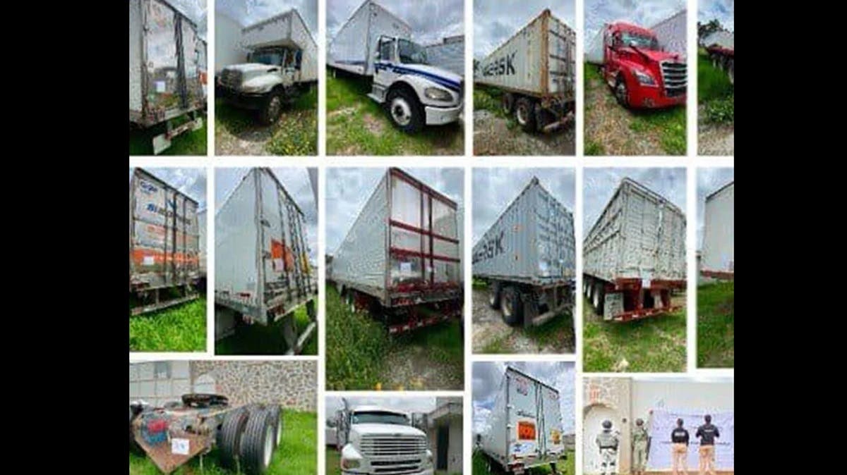 Un operativo revela “cementerio” de unidades de carga robadas en la capital poblana