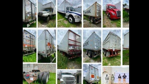 Un operativo revela “cementerio” de unidades de carga robadas en la capital poblana