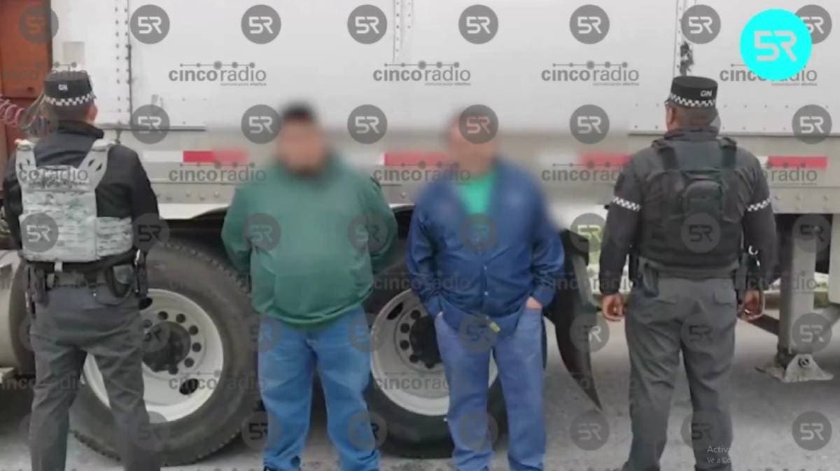 ¡Persecución en Tecamachalco! Guardia Nacional rescata a dos hombres y frustra robo de tractocamión