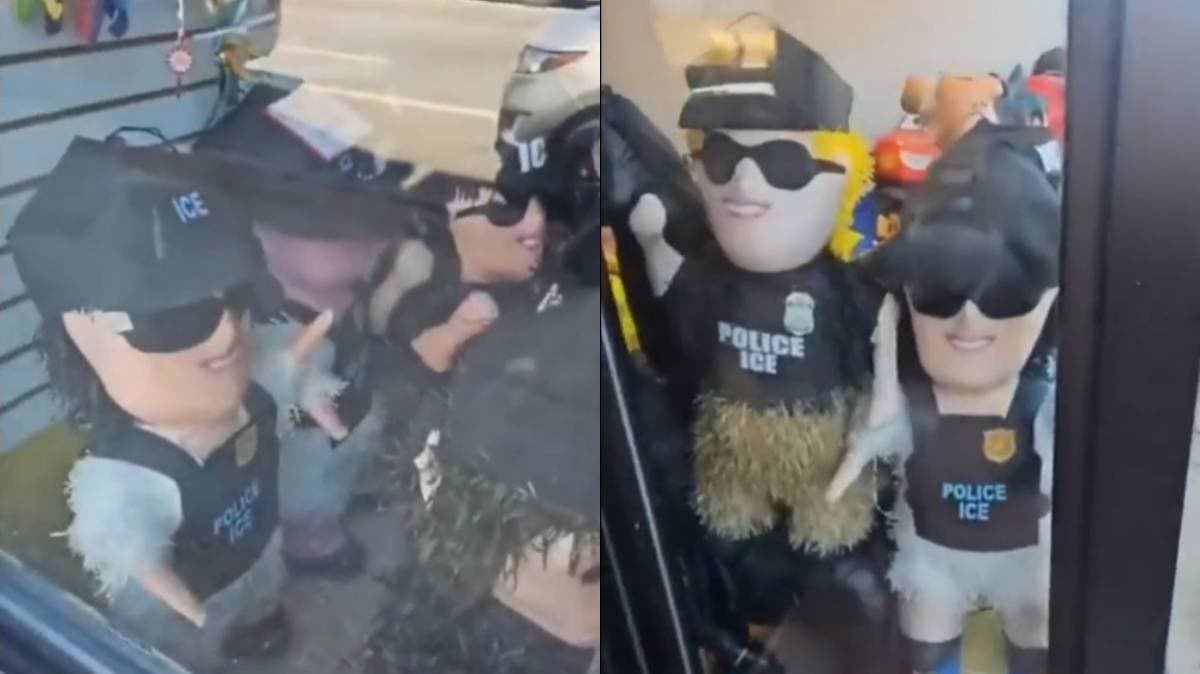 Piñatas de agentes migratorios del ICE se venden en EE.UU. y se vuelven símbolo de resistencia mexicana