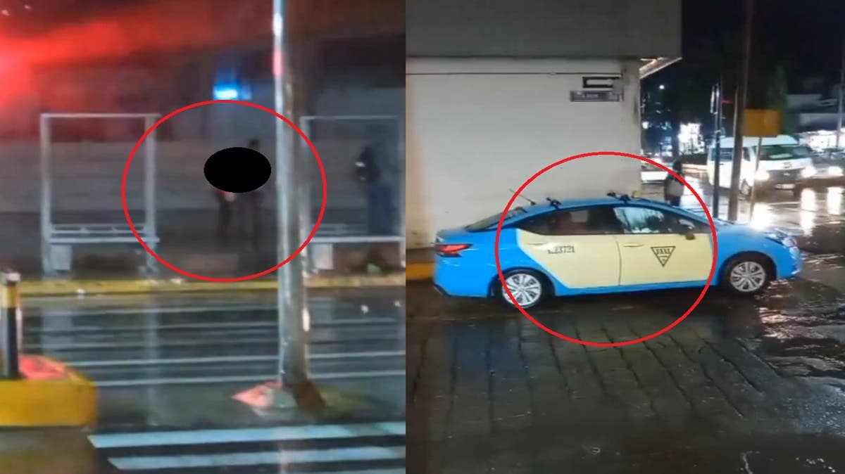 Fuerte video: ¡Indignante! Hombre golpea a su pareja y la mete a un taxi a la fuerza en Tecamachalco