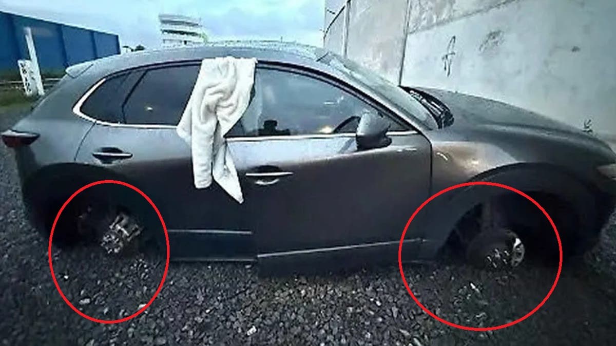 Le desvalijan su camioneta en Villa Posadas; se llevaron 50 mil pesos en llantas