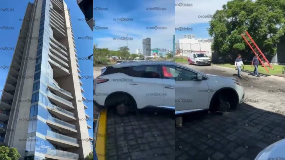 Desvalijan auto frente a centro comercial de lujo en Lomas de Angelópolis: impunidad en plena zona exclusiva