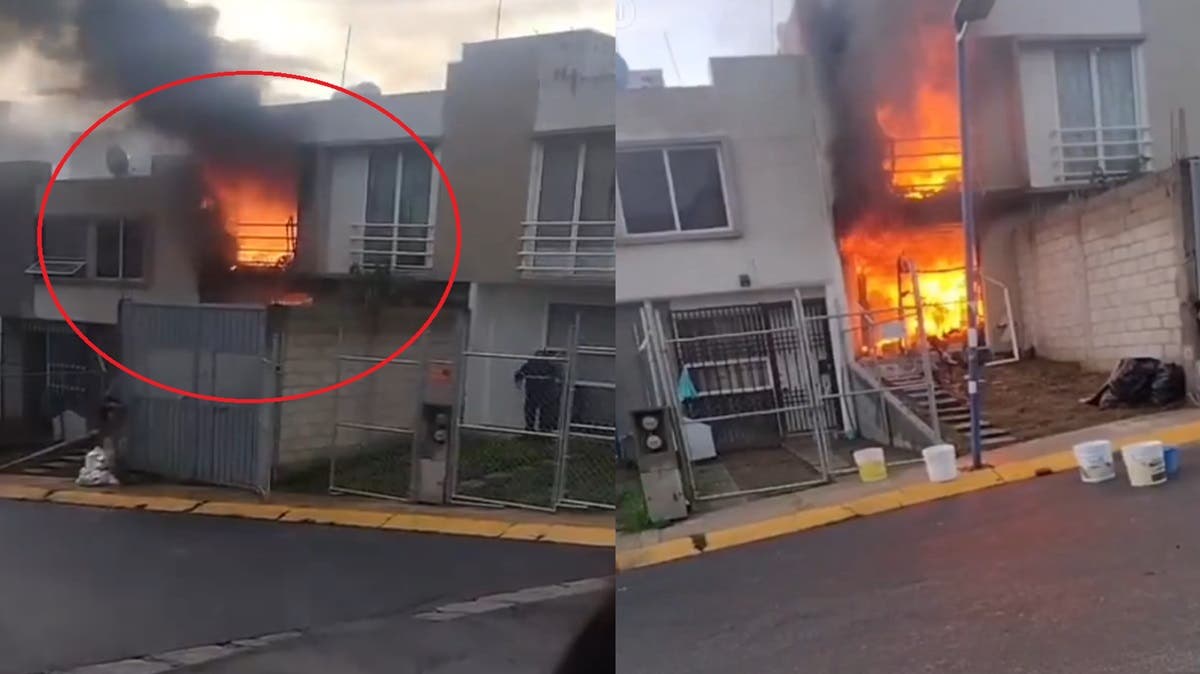 Tragedia de lunes en Puebla: incendio en Nueva Alemania deja dos mujeres muertas y varios heridos, uno es menor