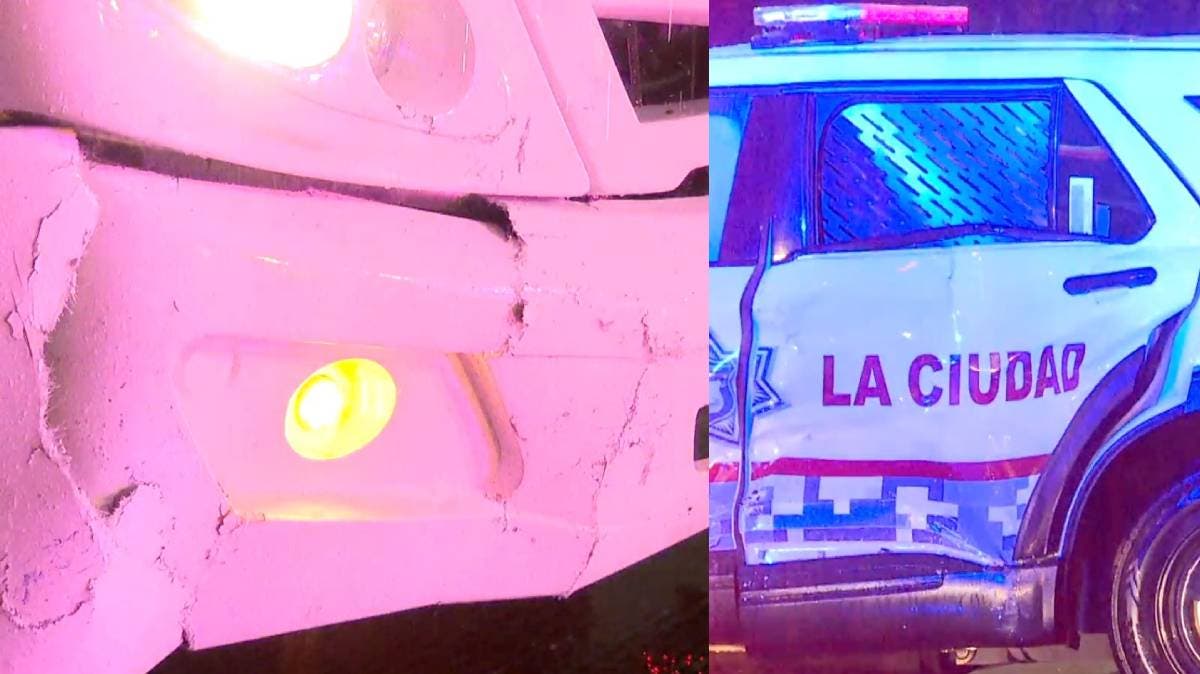 Alimentadora de RUTA Puebla impacta patrulla en Santa María; investigan responsabilidades