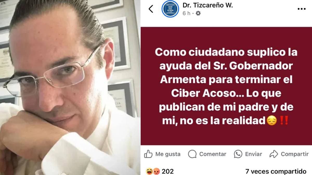 Doctor Tizcareño rompe el silencio tras denuncias por negligencia; pide ayuda al gobernador y acusa “ciberacoso”