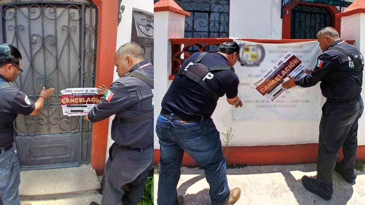 Clausuran empresa de seguridad privada por operar irregularmente en Puebla: daba servicio a supermercados en San Andrés y la capital